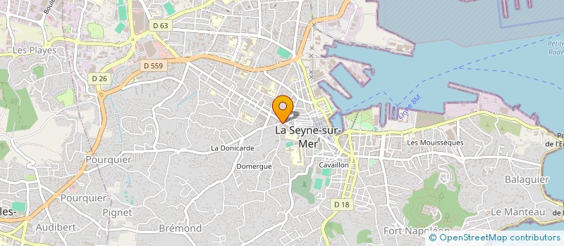 localisation de l'entreprise EUROPA VILLA  LA SEYNE-SUR-MER