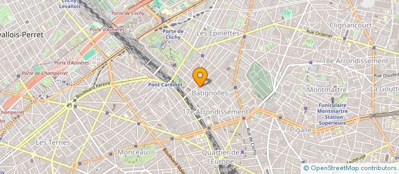 localisation de l'entreprise EUROPACK à PARIS