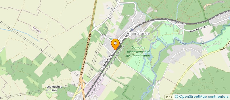 localisation de l'entreprise EUROPACK  CHAMARANDE