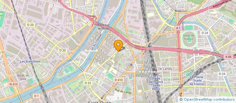 localisation de l'entreprise EUROPACORP TELEVISION  PARIS