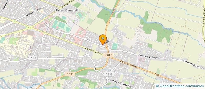 localisation de l'entreprise EUROPAE à PAU