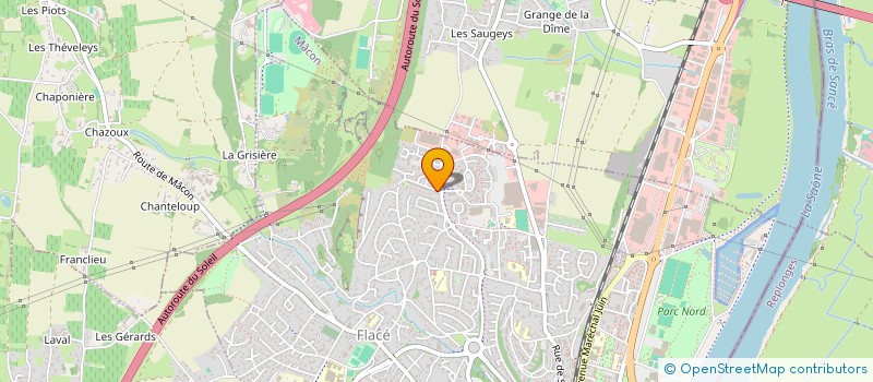 localisation de l'entreprise EUROPAFORM71 à MACON