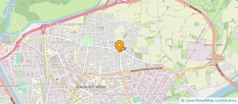 localisation de l'entreprise EUROPAIN  VAULX-EN-VELIN