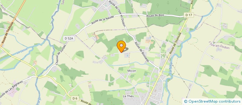 localisation de l'entreprise EUROPAJE  L'ISLE-EN-DODON