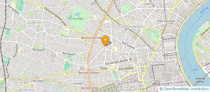 localisation de l'entreprise EUROPAK SARL à BORDEAUX