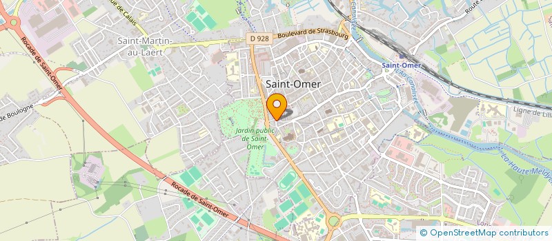 localisation de l'entreprise EUROPALE à SAINT-OMER