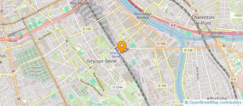 localisation de l'entreprise EUROPALIS à IVRY-SUR-SEINE