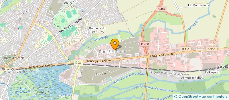localisation de l'entreprise EUROPALU à BOURGES