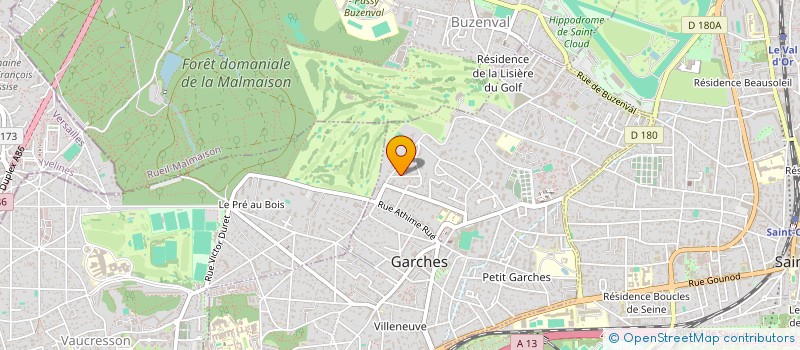 localisation de l'entreprise EUROPARIM à GARCHES