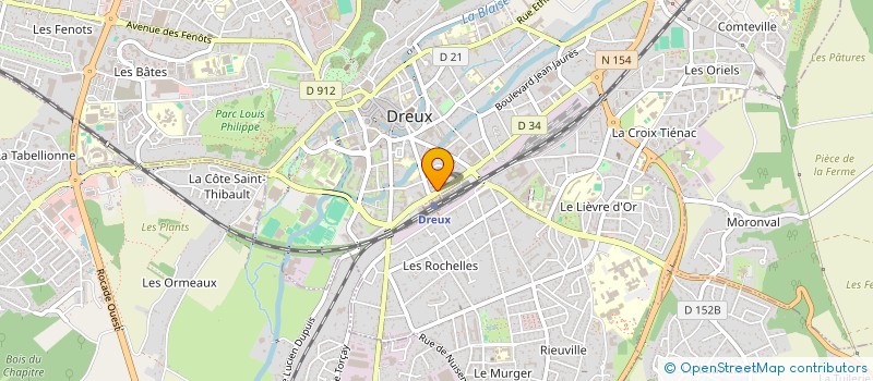 localisation de l'entreprise EUROPARIS à DREUX