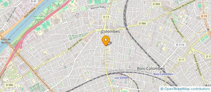 localisation de l'entreprise EUROPARQUET à COLOMBES