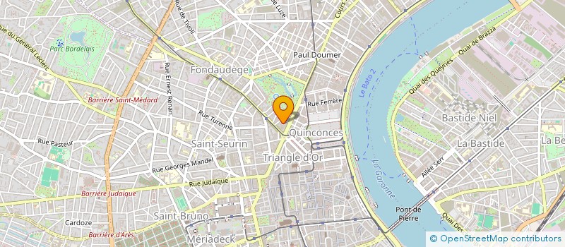 localisation de l'entreprise EUROPARTAGE  BORDEAUX