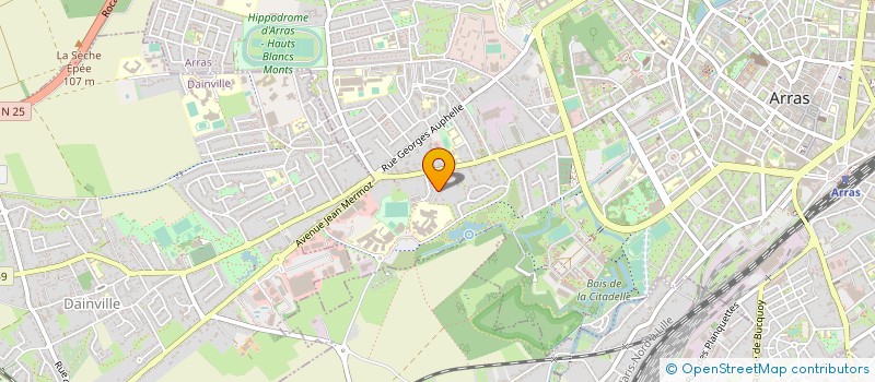 localisation de l'entreprise EUROPARTNERS à ARRAS