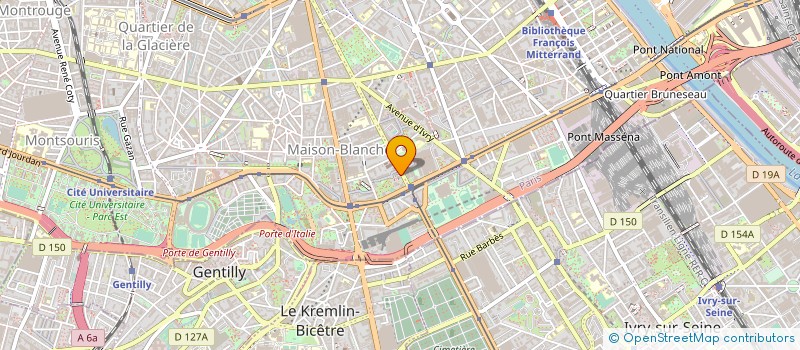 localisation de l'entreprise EUROPASIE à PARIS