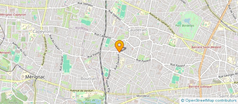 localisation de l'entreprise EUROPASYLINK à BORDEAUX