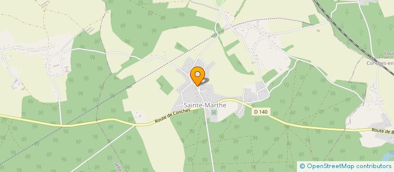 localisation de l'entreprise EUROPATEL à SAINTE-MARTHE