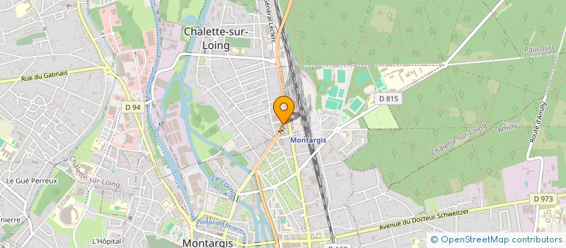 localisation de l'entreprise EUROPAUTO 45 à CHALETTE-SUR-LOING