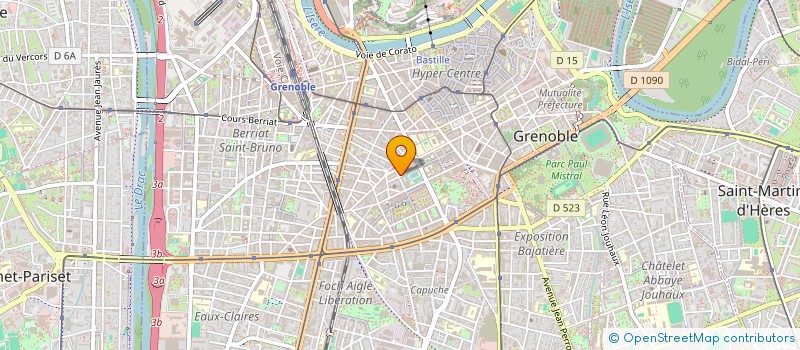 localisation de l'entreprise EUROPCOM  GRENOBLE