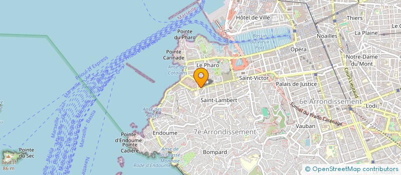 localisation de l'entreprise EUROPE 5 INTERNATIONAL à MARSEILLE