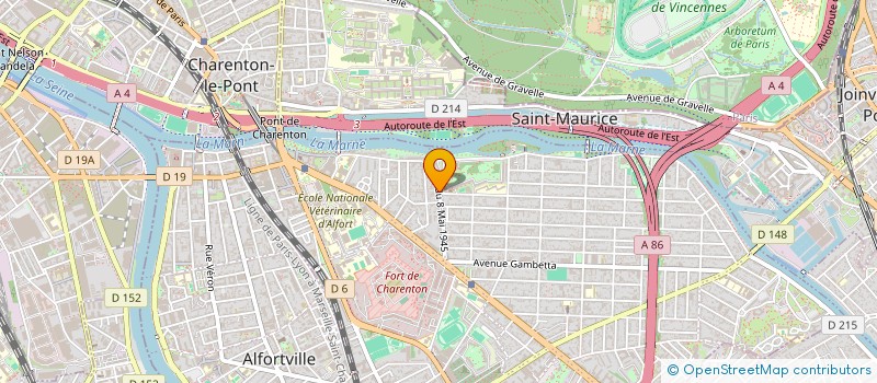 localisation de l'entreprise EUROPE à MAISONS-ALFORT