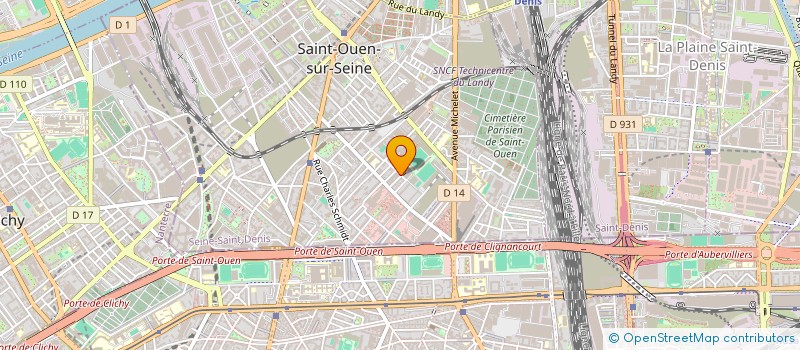 localisation de l'entreprise EUROPE 99 POUR UN PROJET DE CIVILISATION à SAINT-OUEN-SUR-SEINE