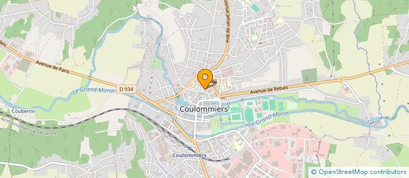 localisation de l'entreprise EUROPE AFFRETEMENT SERVICE à COULOMMIERS