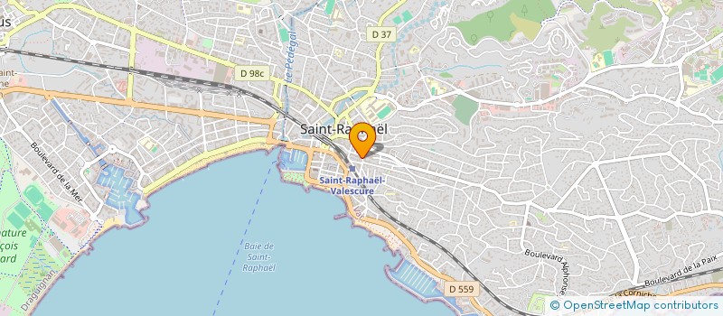 localisation de l'entreprise EUROPE AGRO ALIMENTAIRE à SAINT-RAPHAEL