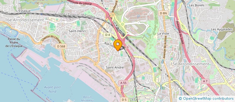 localisation de l'entreprise EUROPE ALU SECURITE à MARSEILLE