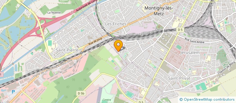 localisation de l'entreprise EUROPE ANIMATION à MONTIGNY-LES-METZ