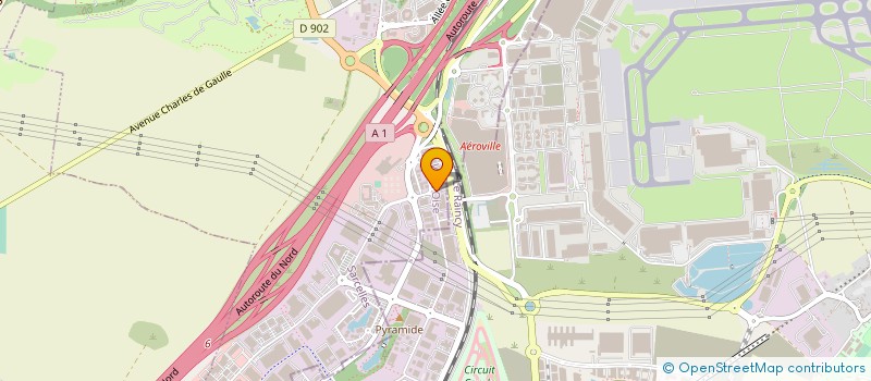 localisation de l'entreprise EUROPE ASIA DISTRIBUTION INTERNATIONALE  ROISSY-EN-FRANCE