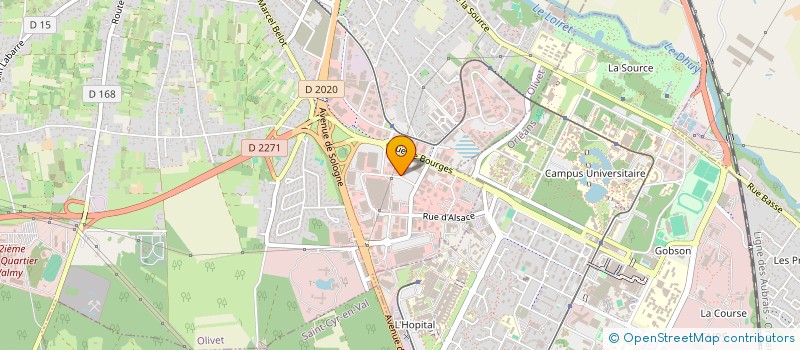 localisation de l'entreprise EUROPE AUTO à OLIVET