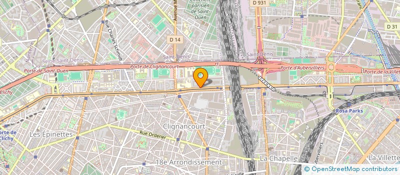 localisation de l'entreprise EUROPE AUTO  PARIS