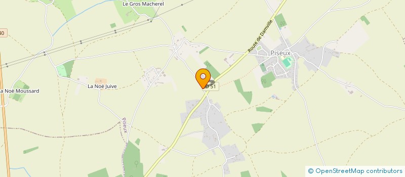 localisation de l'entreprise EUROPE AUTO  PISEUX