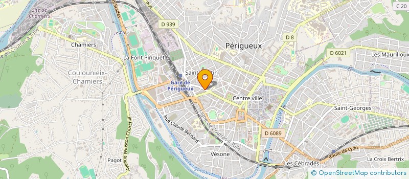 localisation de l'entreprise EUROPE AUTO NEGOCE SARL à PERIGUEUX