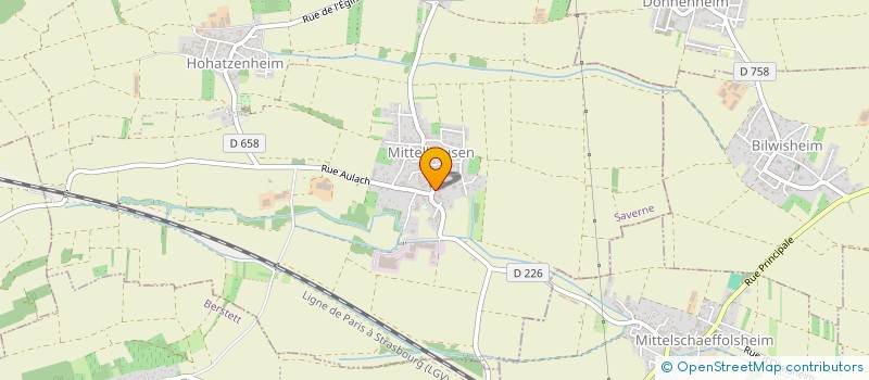 localisation de l'entreprise EUROPE AUTO OCCAS  HAGUENAU