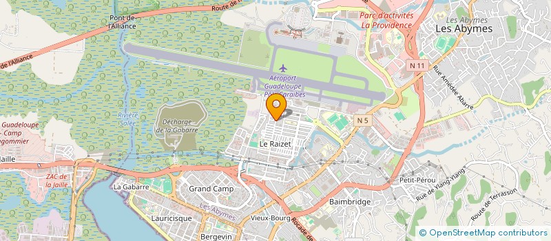 localisation de l'entreprise EUROPE AUTO RACING  LES ABYMES