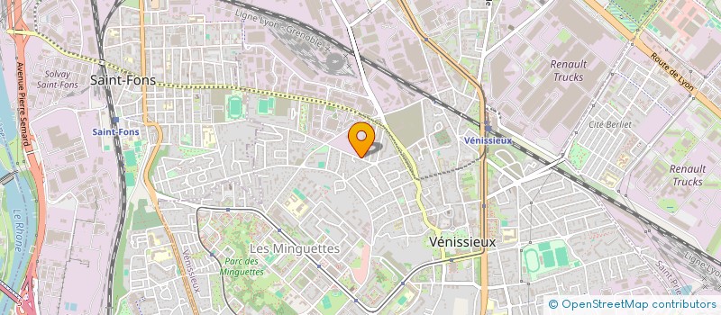 localisation de l'entreprise EUROPE AUTO SARL à VENISSIEUX