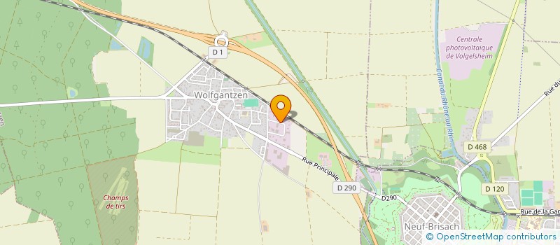 localisation de l'entreprise EUROPE AUTO SERVICE  WOLFGANTZEN