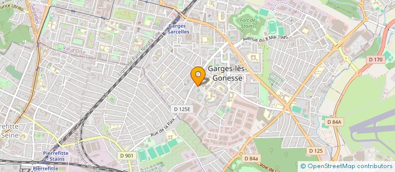 localisation de l'entreprise EUROPE AUTOMOBILE  GARGES-LES-GONESSE