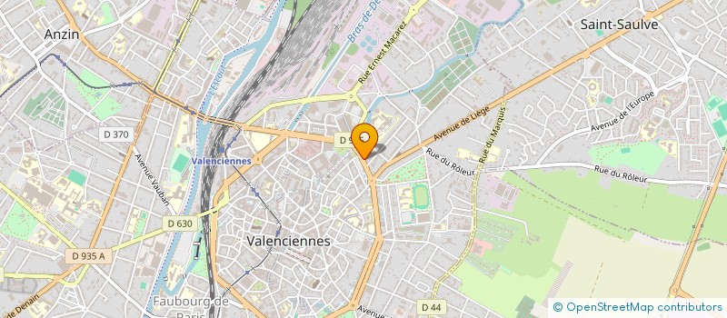 localisation de l'entreprise EUROPE AUTOS DIFFUSION à VALENCIENNES