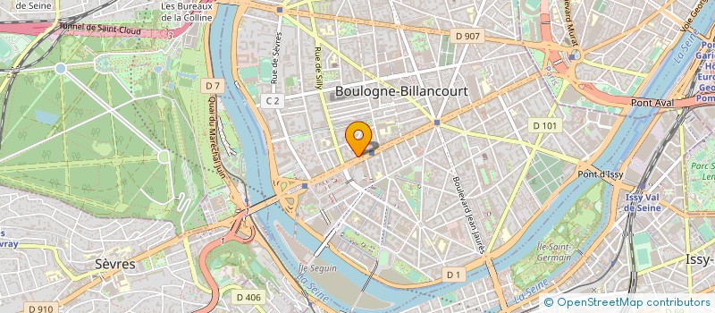 localisation de l'entreprise EUROPE-AUTOS-IMPORT  BOULOGNE-BILLANCOURT