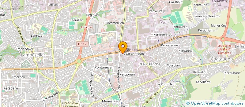 localisation de l'entreprise EUROPE AUTOSTORE à BREST
