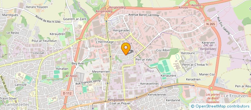 localisation de l'entreprise EUROPE AVENIR à BREST