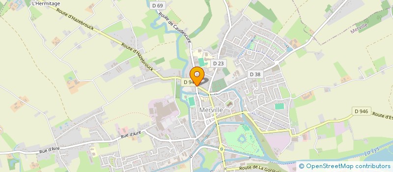 localisation de l'entreprise EUROPE BAT  MERVILLE