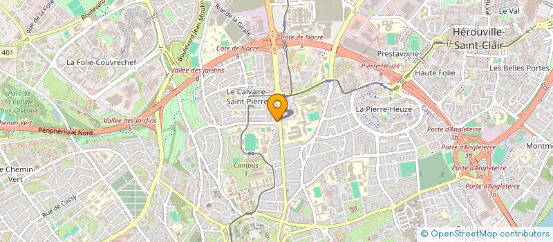 localisation de l'entreprise EUROPE BATIMENT à CAEN