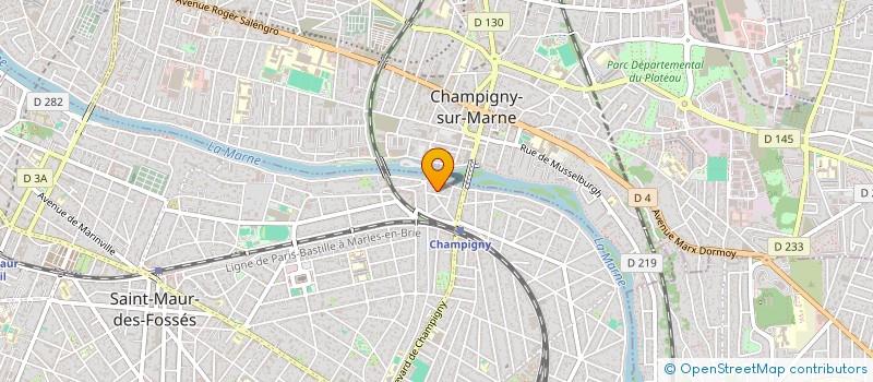 localisation de l'entreprise EUROPE BENNES LOCATION  SAINT-MAUR-DES-FOSSES