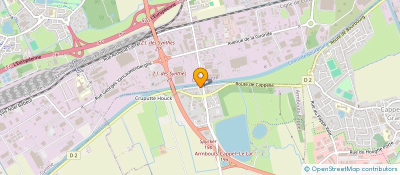 localisation de l'entreprise EUROPE BIEN ETRE  SPYCKER