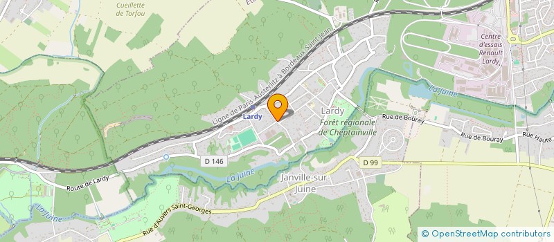localisation de l'entreprise EUROPE BILLARDS à LARDY