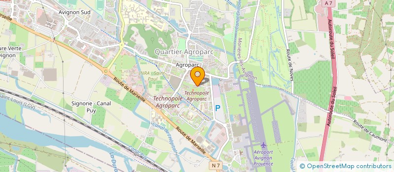 localisation de l'entreprise EUROPE BTP  AVIGNON