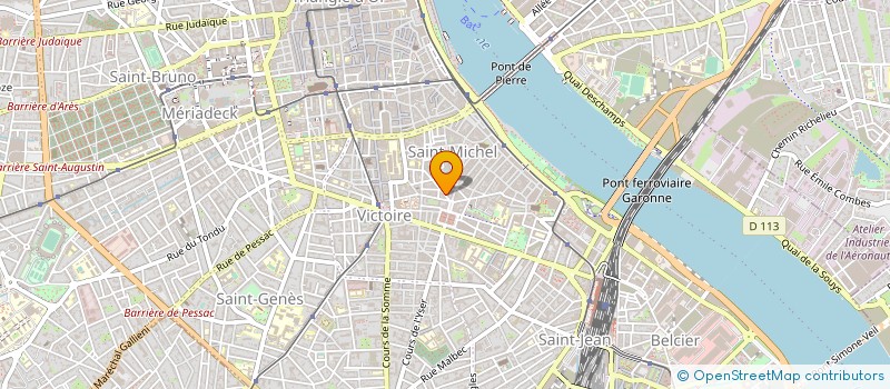 localisation de l'entreprise EUROPE BUSNESS BTP à BORDEAUX
